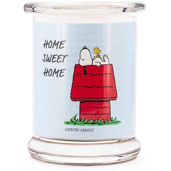 Peanuts Snoopy geurkaars in glas 250 g - Home Sweet Home