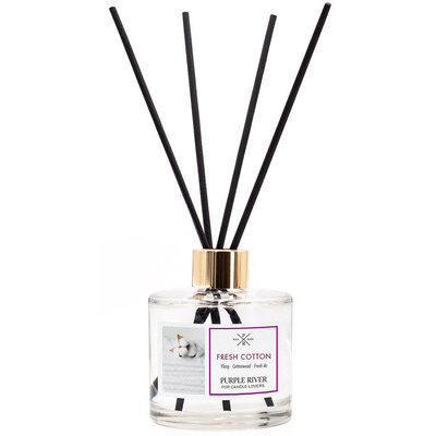 Reed diffusers Purple River 200 ml - Fresh Cotton