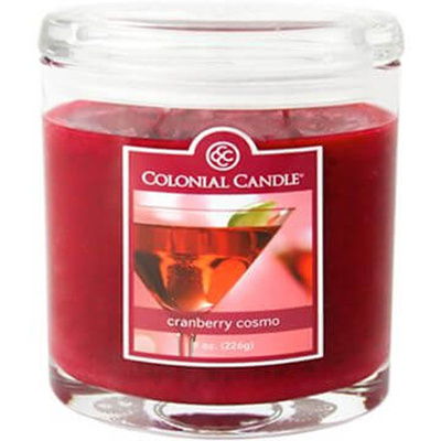 Colonial Candle medium scented oval jar candle 8 oz 226 g - Cranberry Cosmo