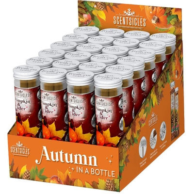 Display zbiorczy patyczki zapachowe na choinkę Pumpkin and Cider Scentsicles 24 szt