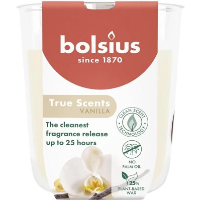 Bolsius True Scents kvapioji žvakė 80/73 mm - Vanilla