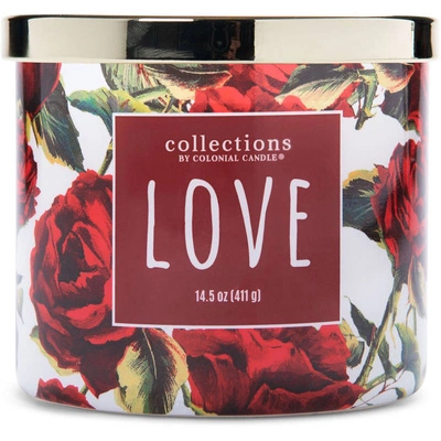 Valentine's Day soy candle Love Colonial Candle