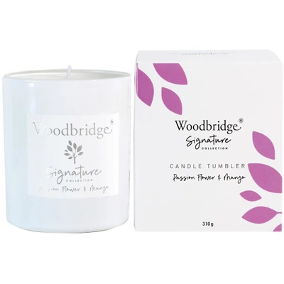 Woodbridge Signature scented candle in glass - Passion Flower Mango 310 g