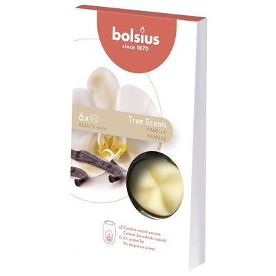 Bolsius True Scents cera perfumada 6 uds - Vanilla