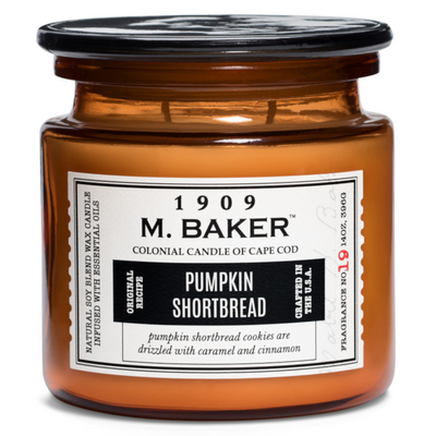 Sojadoftljus apoteksburk 396 g Colonial Candle M Baker - Pumpkin Shortbread