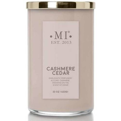 Colonial Candle Sophisticated masculine soy scented candle 22 oz 623 g - Cashmere Cedar