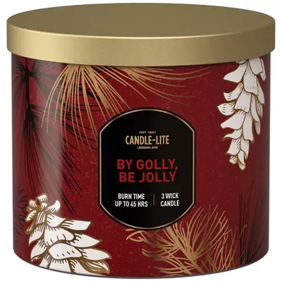 Candela di Natale profumata naturale Candle-lite Everyday 396 g - By Golly Be Jolly