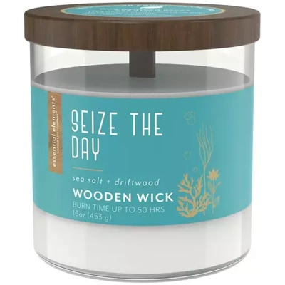 Doftljus soja eteriska oljor Candle-lite Essential Elements 454 g - Seize the Day