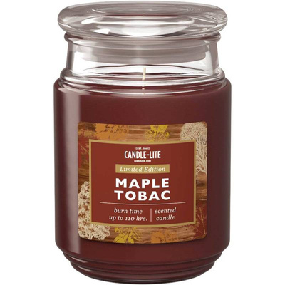 Candela profumata naturale Candle-lite Everyday 510 g - Maple Tobac