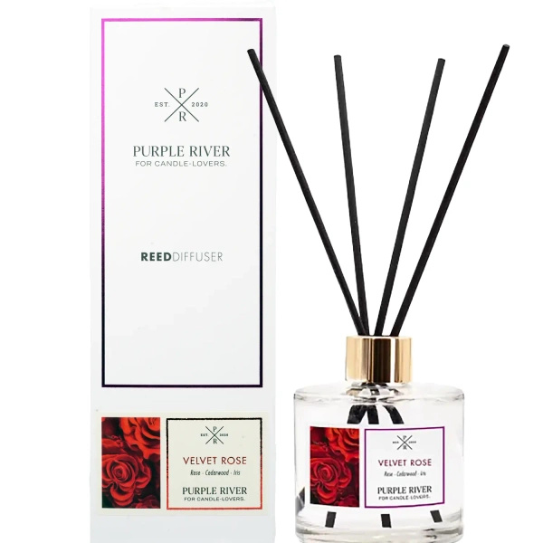 Purple River bastoncini profumati 100 ml - Velvet Rose