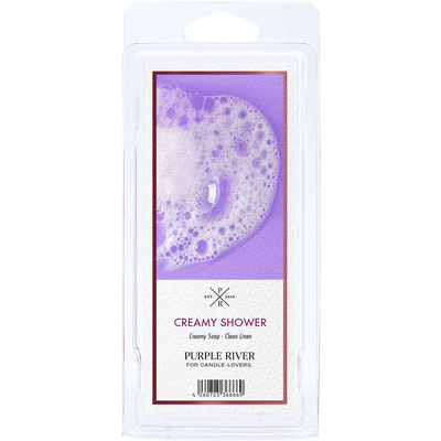 Cera perfumada de soja Creamy Shower Purple River 50 g