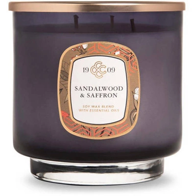 Lyxigt doftljus Sandalwood Saffran Colonial Candle