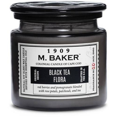 Sojadoftljus apoteksburk 396 g Colonial Candle M Baker - Black Tea Flora