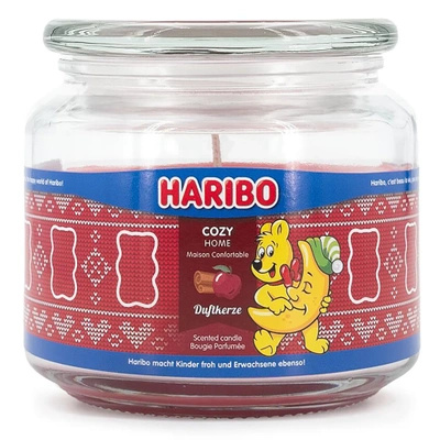 Haribo christmas scented candle in glass 300 g - Cozy Home