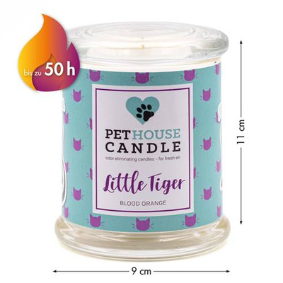 Sojowa świeca neutralizująca zapachy PetHouse - Little Tiger