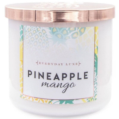 Grande bougie parfumée au soja Colonial Candle Luxe 3 mèches 14,5 oz 411 g - Pineapple Mango
