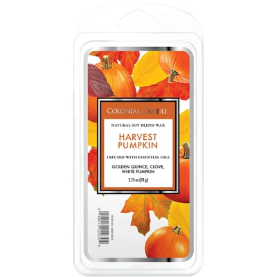 Colonial Candle Classic soy wax melt 6 cubes 2.75 oz 77 g - Harvest Pumpkin