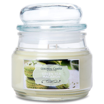 Soja geurkaars groene thee Colonial Candle - Groene Thee Macaron