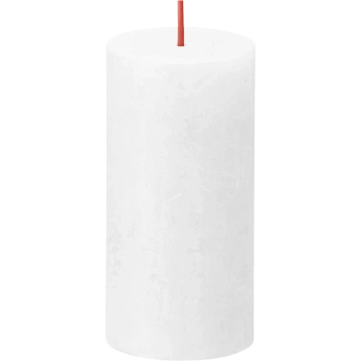 Bolsius Rustic stubbljus 100/50 mm - Molnigt vit