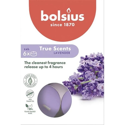 Bolsius True Scents scented tealights 6 pcs - Lavender