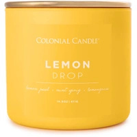 Świeca zapachowa sojowa 3 knoty Colonial Candle Pop of Color 411 g - Lemon Drop