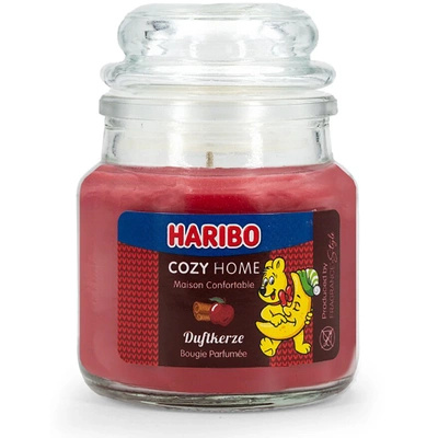 Haribo petite bougie parfumée de Noël en verre 85 g - Cozy Home