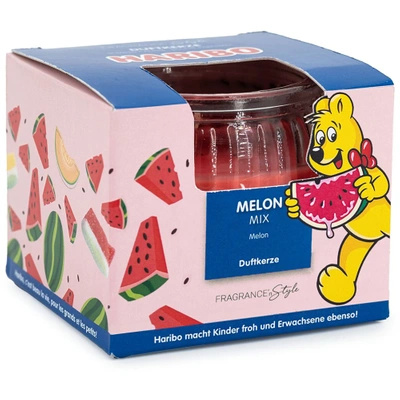 Bougie parfumée dans une boîte Haribo 85 g - Melon Mix