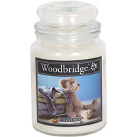 Świeca zapachowa w szkle duża Woodbridge - Clean Linen