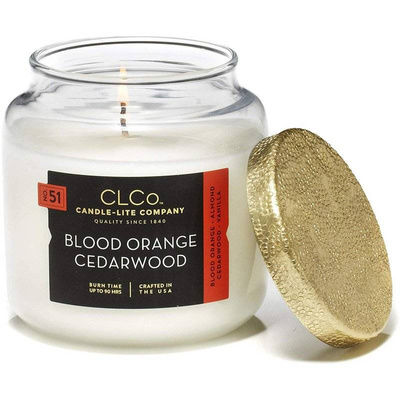 Geurkaars in glas Candle-lite CLCo - No. 51 Blood Orange Cedarwood