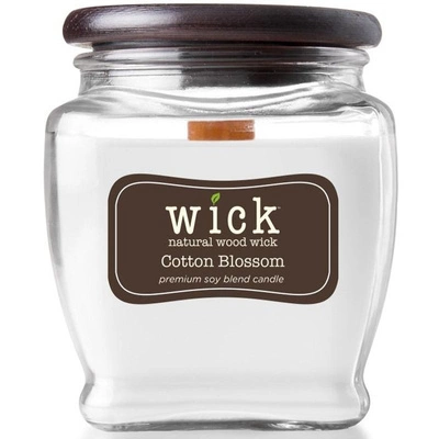 Soja geurkaars houten lont Colonial Candle Wick - Cotton Blossom