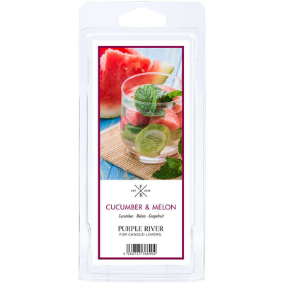 Cera profumata di soia - Cucumber Melon Purple River 50 g