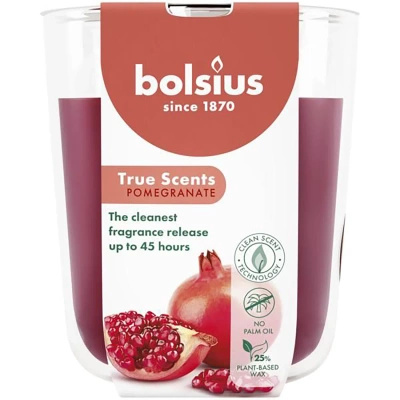 Bolsius True Scents geurkaars 97/83 mm - Granaatappel