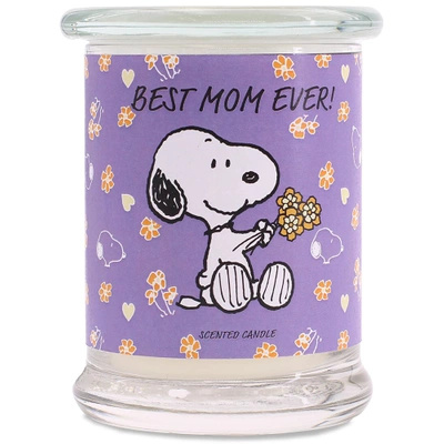 Peanuts Snoopy scented candle in glass 250 g - Best Mom Ever